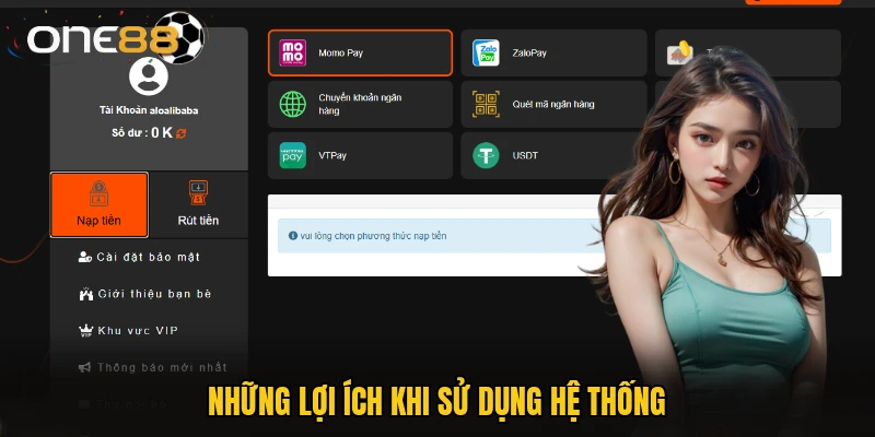 Những lợi ích khi sử dụng hệ thống